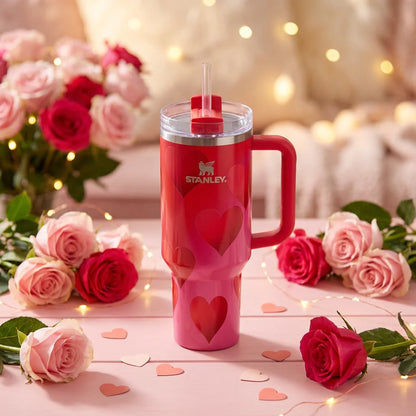 LÓVEA HeartSip Valentine Tumbler 40 oz