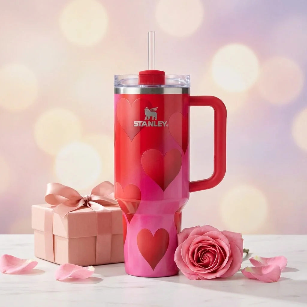 LÓVEA HeartSip Valentine Tumbler 40 oz