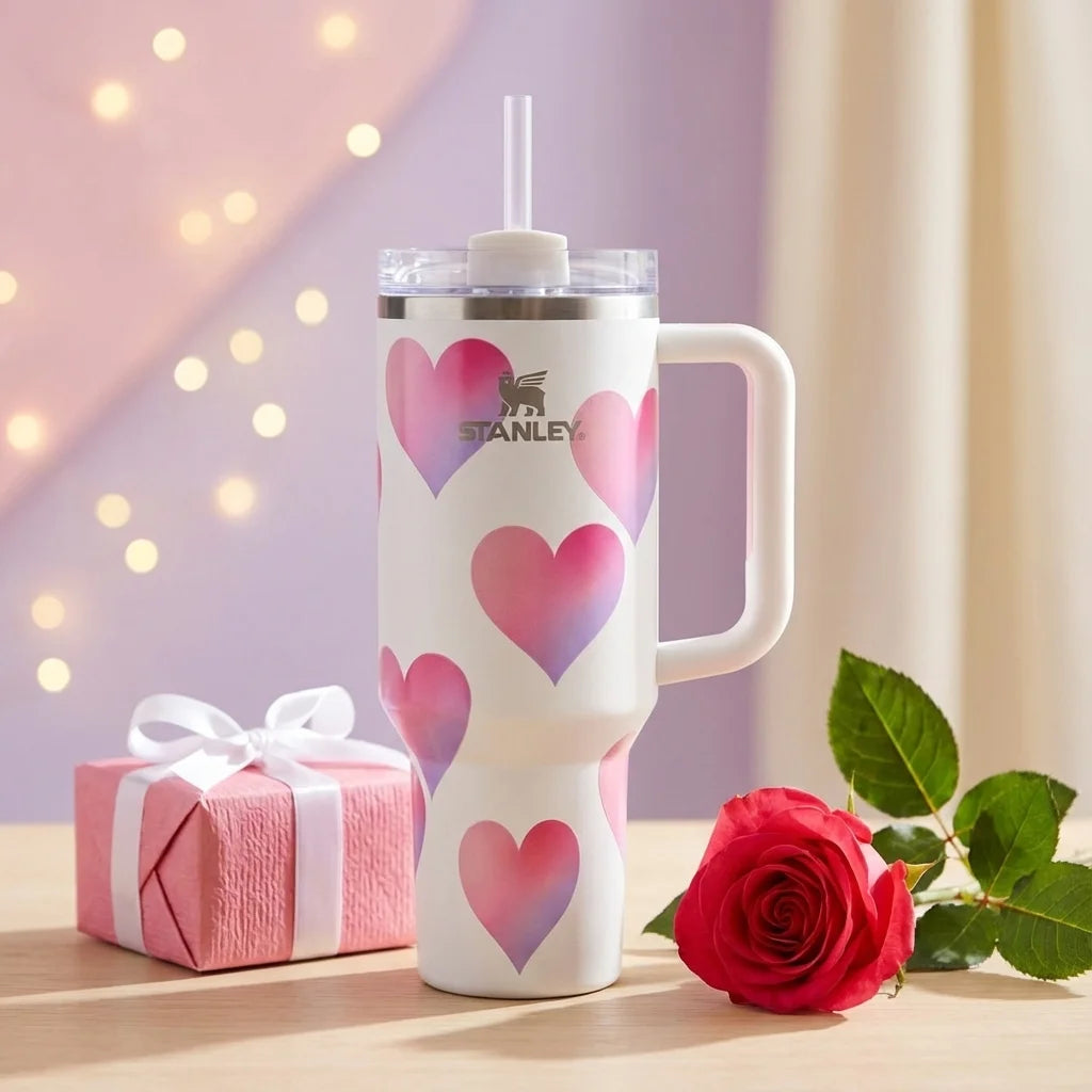 LÓVEA HeartSip Valentine Tumbler 40 oz