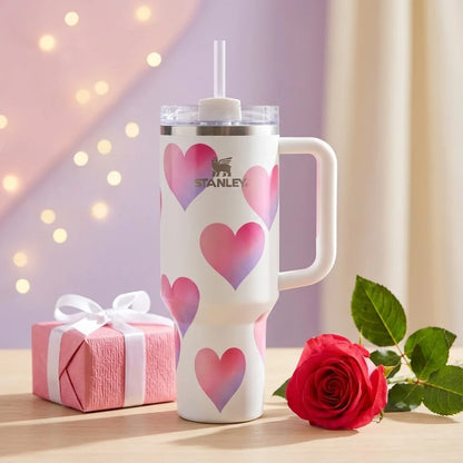 LÓVEA HeartSip Valentine Tumbler 40 oz