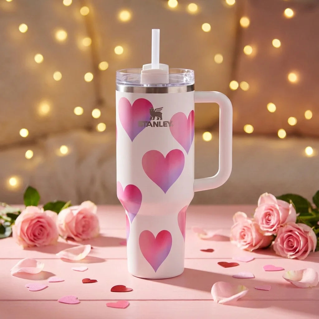 LÓVEA HeartSip Valentine Tumbler 40 oz